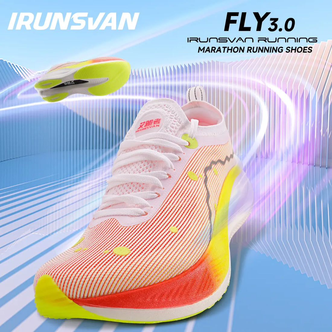 IRUNSVAN FLY 3.0 10KM+ Carbon Plate Running Shoes