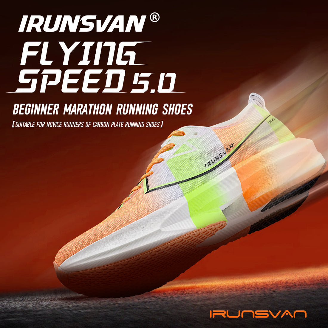 IRUNSVAN FLYING SPEED 5.0 | Lightweight Daily Training Running Shoes