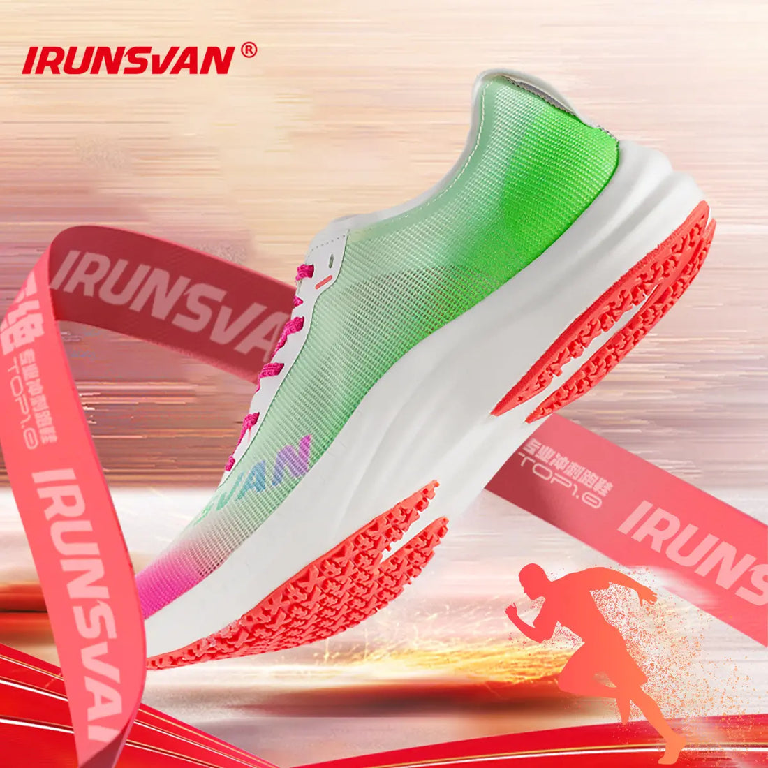 IRUNSVAN CHAMPION HIGHEST TOP 1.0: The Running Shoe for Speed, Comfort, and Long-Lasting Performance