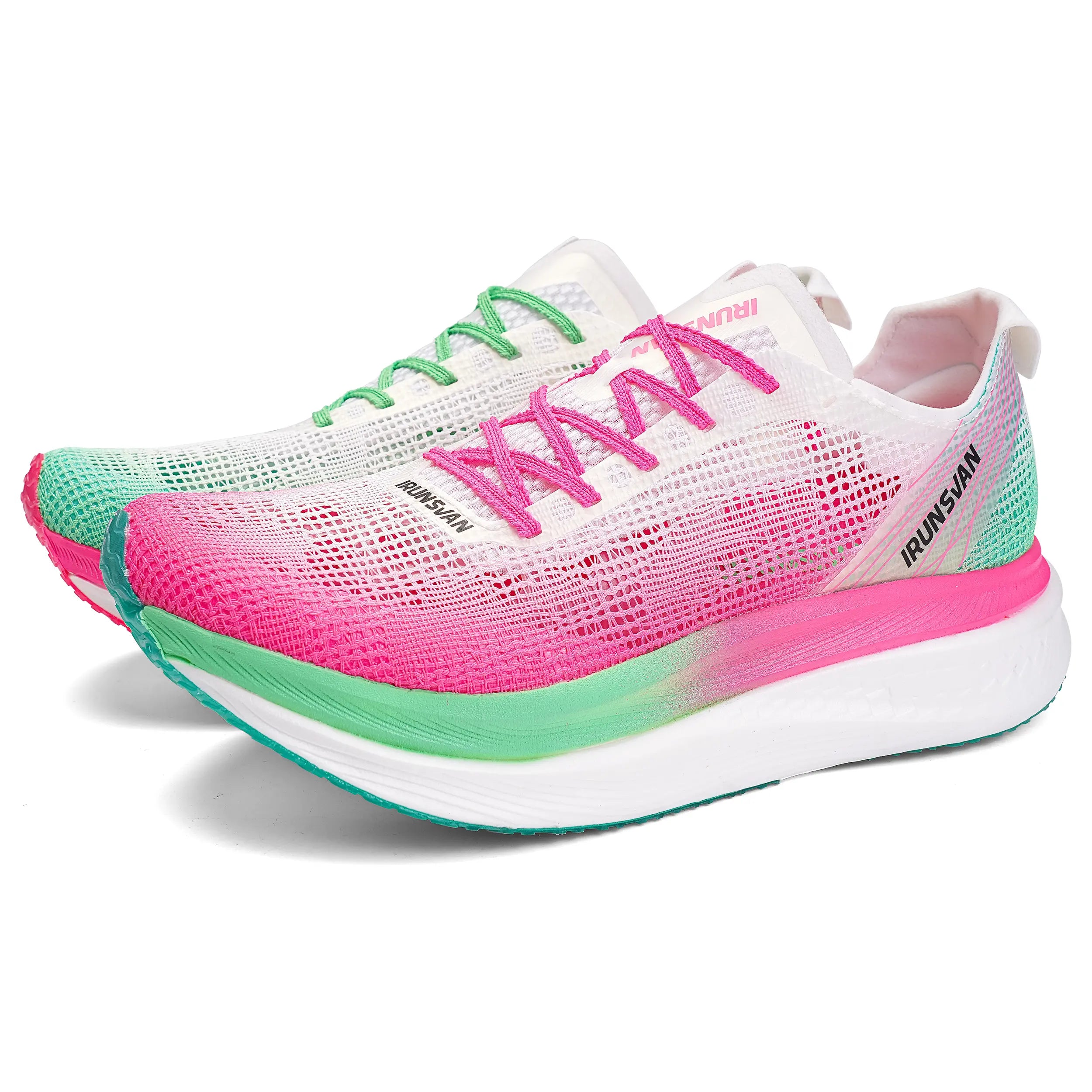 IRUNSVAN LINGYUN TOP 1.0 nylon plate wide fit entry level running shoe