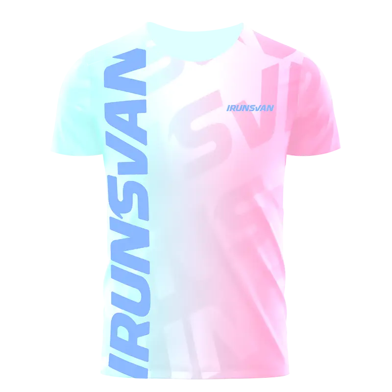IRUNSVAN quick dry breathable short sleeve sports training top