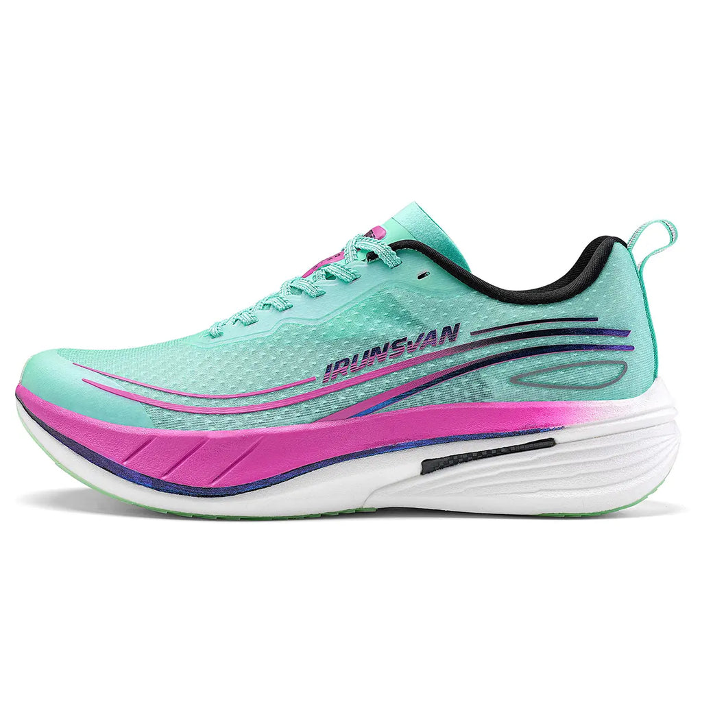 On-foot IRUNSVAN VISION 1.0 full carbon plate marathon racing footwear