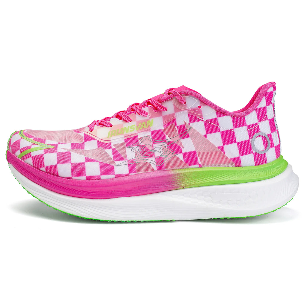IRUNSVAN RED SCALES TOP 1.0 responsive nylon plate campus training shoe