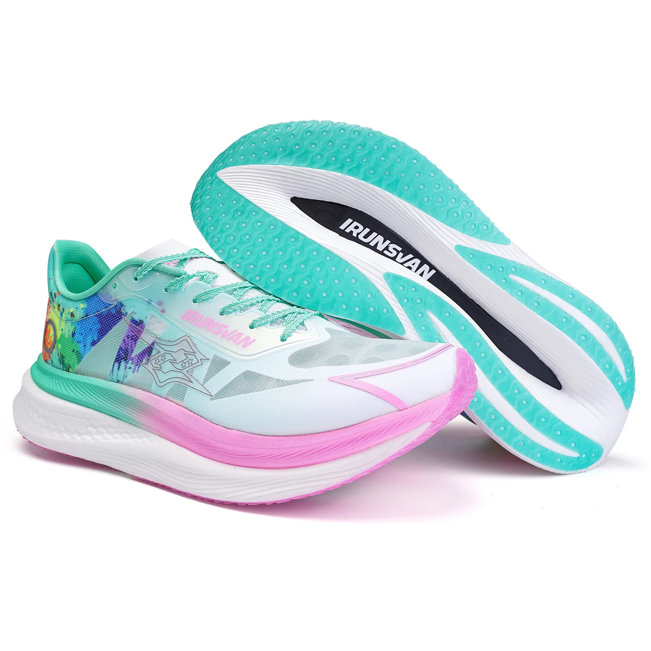 IRUNSVAN RED SCALES TOP 1.0 all purpose nylon plate physical training shoe