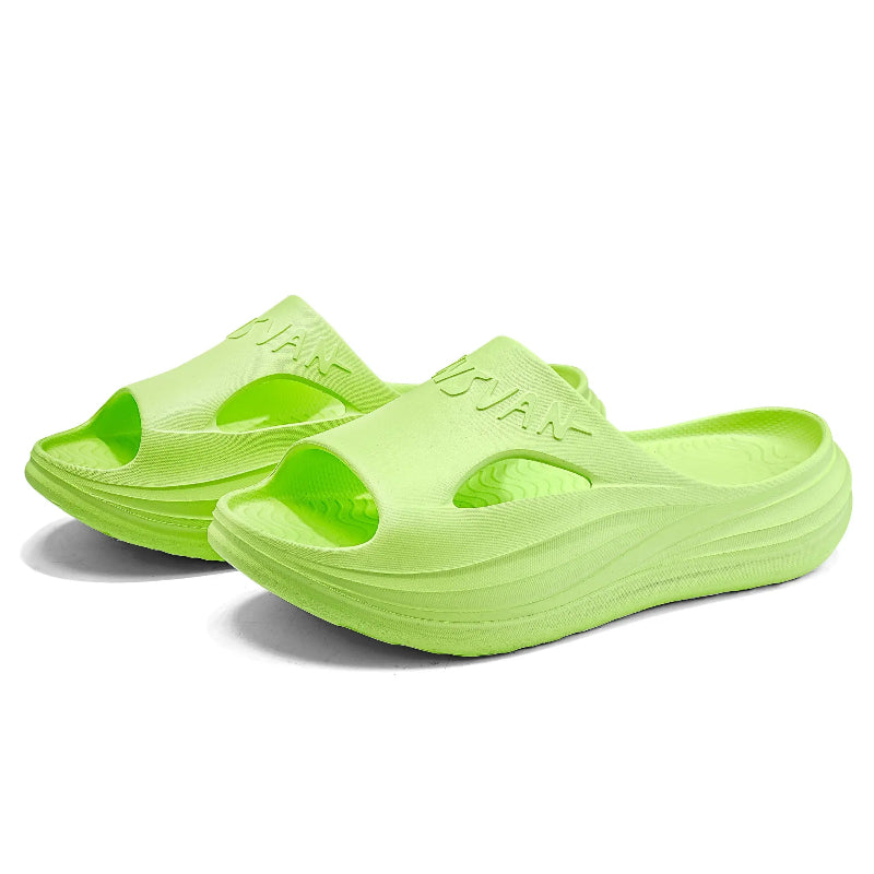 IRUNSVAN Cloud SPA 1.0 post run recovery slide sandals