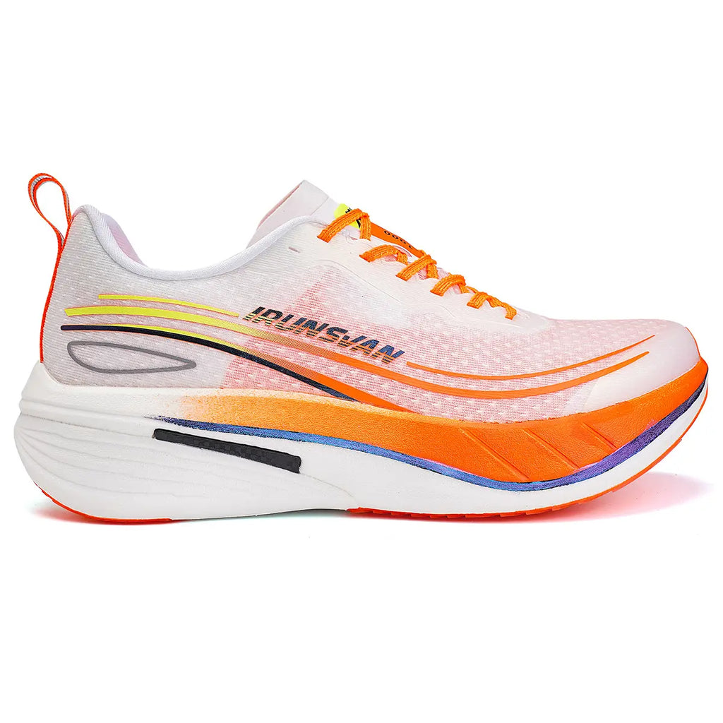Unisex front IRUNSVAN VISION 1.0 full carbon plate training running shoes