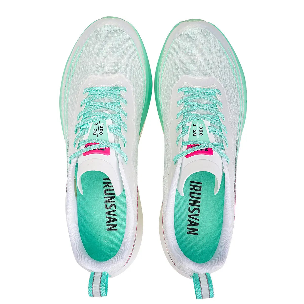 Propulsion-focused IRUNSVAN VISION 1.0 carbon fiber road running shoes