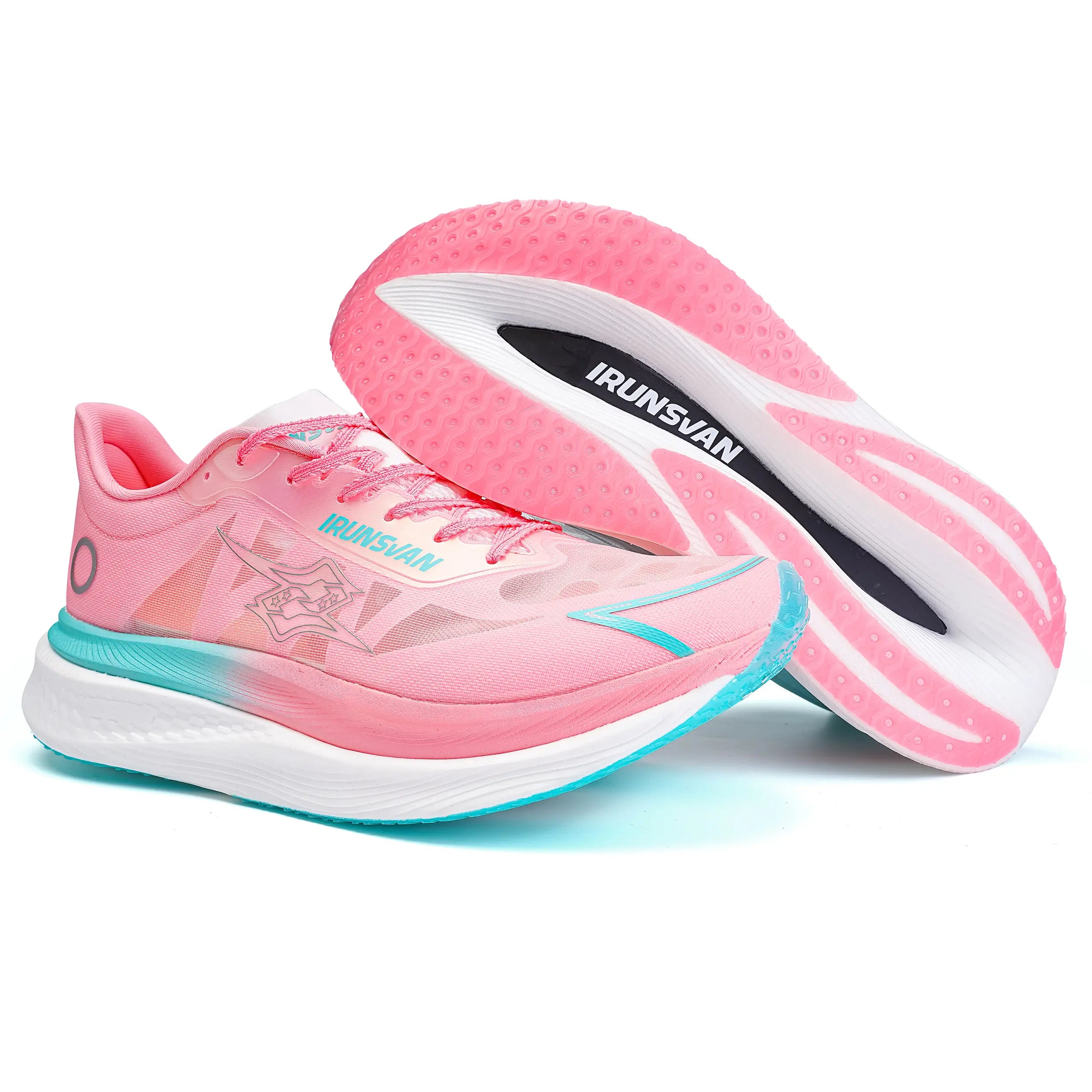 IRUNSVAN RED SCALES TOP 1.0 comfortable all day nylon plate training shoe