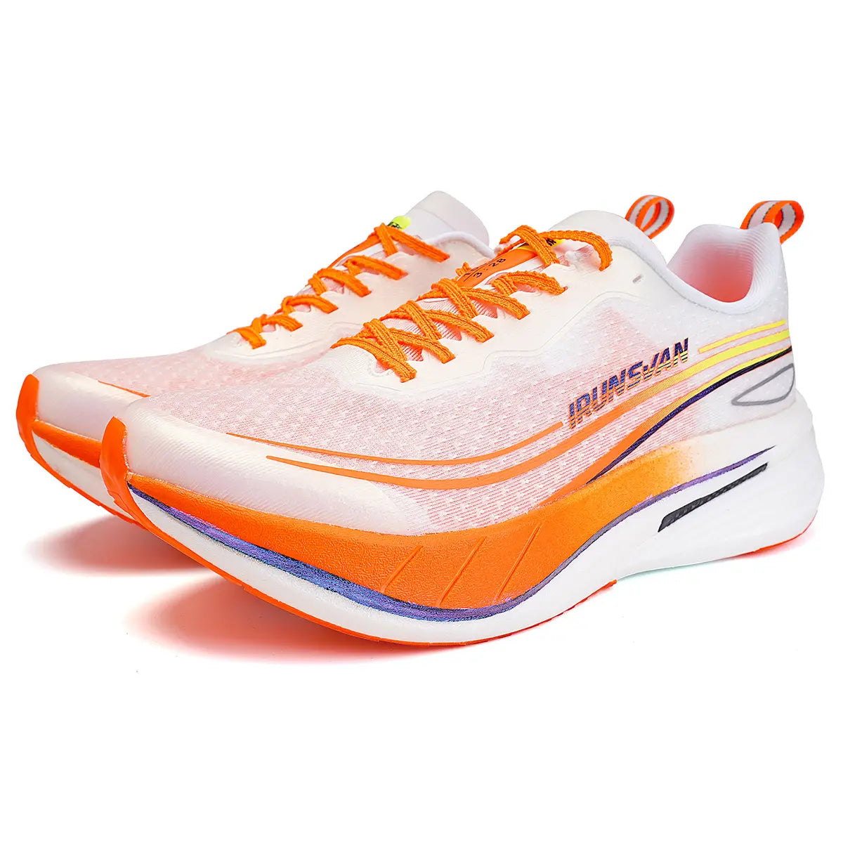 IRUNSVAN VISION 1.0 breathable upper full carbon plate racing running shoes