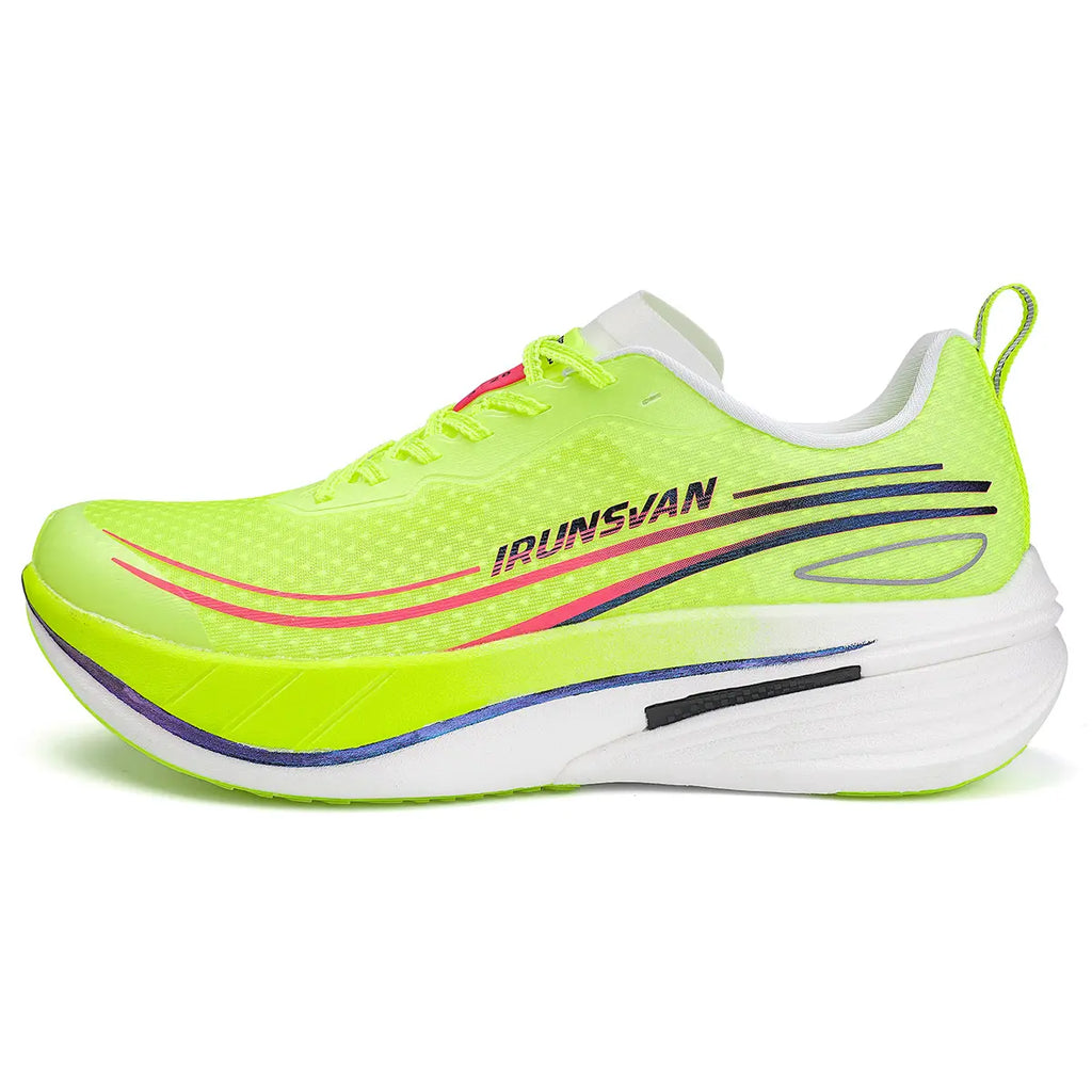 Heel shot IRUNSVAN CARBON SPEED VISION 1.0 carbon plate training footwear