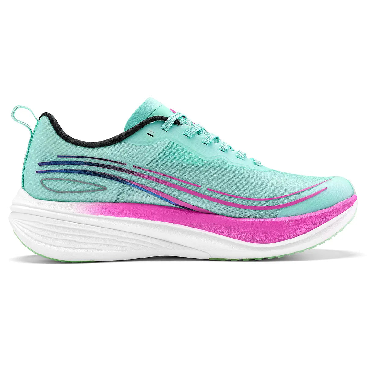 Athlete in IRUNSVAN CARBON SPEED VISION 1.0 carbon fiber training sneakers