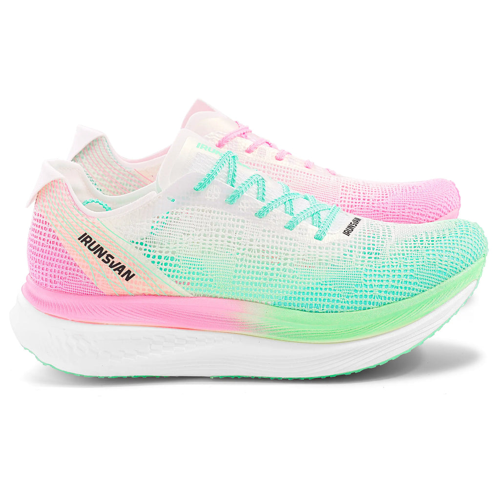 IRUNSVAN LINGYUN TOP 1.0 high rebound nylon plate entry running shoe