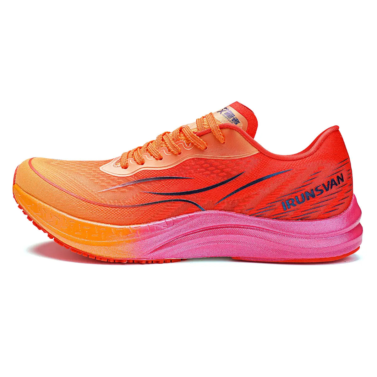 IRUNSVAN FLY BURN GT 1.0 wide fit nylon plate track shoe for all feet