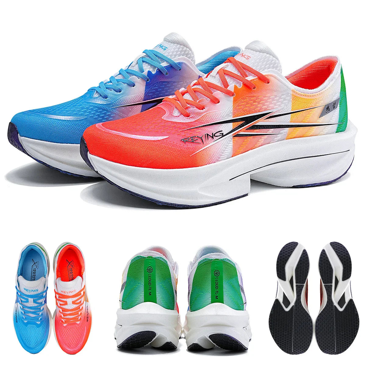 IRUNSVAN QUICK BURNING 1.0 pro level track and field sprint running shoe